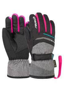 Reusch Kinder Skihandschuhe "Bolt GTX Junior", schwarz, casual, Gr. 4, mehrfarbig, 90% Polyester, 10% Polyurethan, Handschuhe, im sportlichen Design