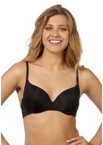 After Eden Damen Bügel-BH "SOPHIA", Gr. 75, schwarz, Obermaterial: 83% Nylon, 17% Elasthan, unifarben, feminin, BHs, mit schlichtem Design
