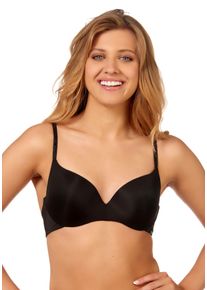 After Eden Damen Bügel-BH "SOPHIA", Gr. 75, schwarz, Obermaterial: 83% Nylon, 17% Elasthan, unifarben, feminin, BHs, mit schlichtem Design