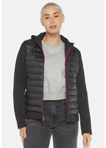 Fuchs & Schmitt FUCHS SCHMITT Damen Steppjacke "Steppjacke", schwarz, casual, Gr. 38, unifarben, 100% Polyester, Jacken, mit Kontrastverarbeitung