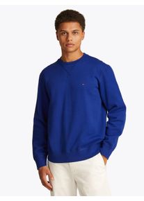 Tommy Hilfiger Herren Sweatshirt "ESS SEASONAL FLEECE CREWNECK", blau, casual, Gr. M, unifarben, Sweatware, Obermaterial: 60% Baumwolle, 40%