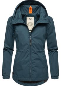 Ragwear Damen Outdoorjacke "Danka", blau, casual, Gr. S, Außenmaterial: 100% Polyester, Innenfutter: 100% Polyester, Jacken, Wasserdichte