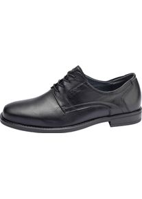 Waldläufer WALDLÄUFER Herren Schnürschuh "Kuno", Gr. 7, schwarz, Nappaleder, elegant, Schuhe, in eleganter Optik, H-Weite, Freizeitschuh, Halbschuh, Schnürschuh