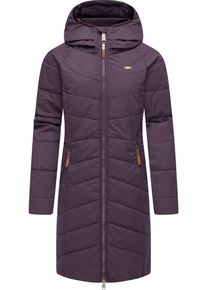 Ragwear Damen Steppmantel "Dizzie Coat", lila, modisch, Gr. M, Außenmaterial: 100% Polyester, Innenfutter: 100% Polyester, Wattierung: 100%