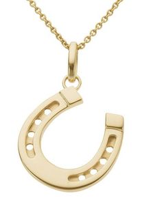 Firetti Damen Ketten-Anhänger "Schmuck Geschenk Gold 333 Halsschmuck Anhänger für Halskette Hufeisen", Gelbgold 333, 0,45 g, gold, Gelbgold 333,