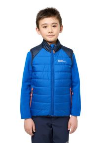 Jack Wolfskin Kinder Steppweste "ZENON für Kinder", blau, sportlich, Gr. 128, Obermaterial: 100% Polyester, Westen