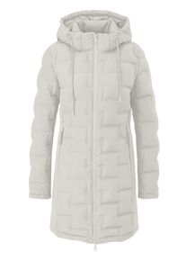 s.Oliver Damen Wintermantel, beige, casual, Gr. 36, unifarben, Web, Obermaterial: 100% Polyester. Futter: 100% Polyester, Mäntel, gesteppt, mit Kapuze