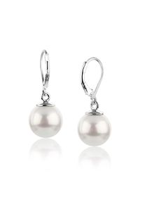 NENALINA Damen Paar Ohrhänger "Ohrhänger Muschelkernperle Edel 925 Silber", OneSize, ohne Stein, Silber 925 (Sterlingsilber), silber, Silber 925