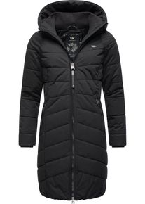 Ragwear Damen Steppmantel "Dizzie Coat", schwarz, modisch, Gr. L, Außenmaterial: 100% Polyester, Innenfutter: 100% Polyester, Wattierung: 100%