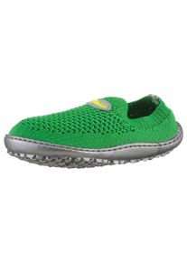 Leguano Kinder Barfußschuh "LEGUANITO SCIO", Gr. 23, grün, Textil, sportlich, Schuhe, Sneaker, Slipper, Schlupfschuh, Komfortschuh im Knitwear Look