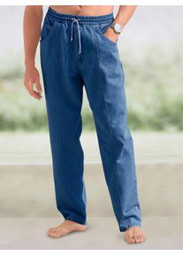 CLASSIC Herren Schlupfhose, blau, Gr. 24, unifarben, 100% Baumwolle, Hosen