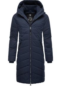 Ragwear Damen Steppmantel "Dizzie Coat", blau, modisch, Gr. L, Außenmaterial: 100% Polyester, Innenfutter: 100% Polyester, Wattierung: 100%