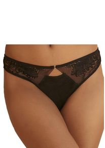 Lascana Tanga schwarz Gr. 44/46 für Damen. Figurbetont