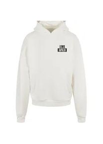 Kapuzensweatshirt Merchcode "Merchcode Herren Lewis Capaldi - PP Logo Ultra Heavy Hoody" Gr. XS, weiß (ready for dye) Herren Sweatshirts