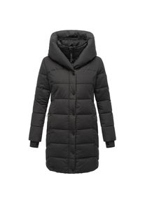 Navahoo Damen Winter Steppmantel Stepp Jacke Mantel Parka mit Kapuze Knutschilein