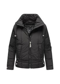 Navahoo Damen Winter Jacke Recyceltes Kurz Winterjacke gefütterter Steh Kragen Luftzauber
