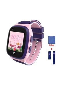 TPFNet Smart Watch für Kinder - IP67 - Silikon Armband - Android & IOS - Schwarz