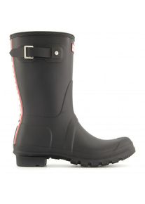 Hunter Boots Original Short Hunter Backstrap Boot Gummistiefel Damen (Gr 40/41 |grau |wasserdicht)
