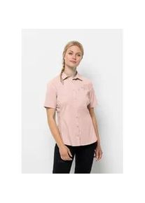 Outdoorbluse Jack Wolfskin "HEIDETAL SHIRT W" Gr. XL (46), grau (rose, smoke) Damen Blusen