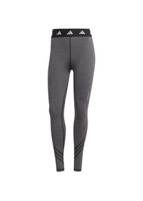 Adidas Techfit 3-Streifen Tights Damen - grau - Gr. S - Polyester/Elastan