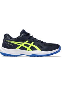 asics Upcourt 6 Gs Hallenschuhe Kinder - blau - Gr. 35 - Lederimitat