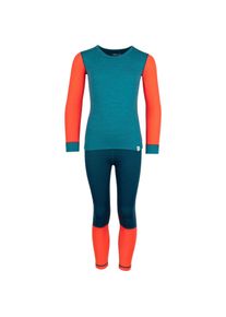Trollkids Merino Wäscheset Kinder - blau - Gr. 140 - Merinowolle/Polyester