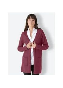 Cardigan CREATION L PREMIUM Gr. 36, rot (bordeaux) Damen Strickjacken