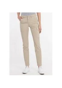 Cargohose Recover Pants "LILI" Gr. 46, Normalgrößen, beige Damen Hosen mit schrägen Eingriffstaschen