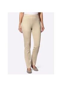 Schlupfhose Classic Basics Gr. 38, Normalgrößen, beige (sand) Damen Hosen