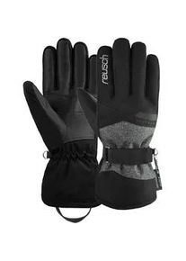 Skihandschuhe Reusch "Hellen R-TEX XT" Gr. 8, schwarz (schwarz, grau) Damen Handschuhe mit PRIMALOFT-Isolation