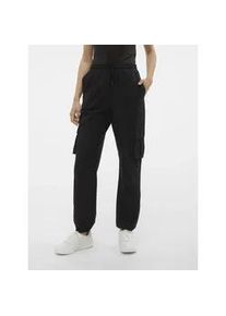 Véro Moda Cargohose VERO MODA "VMKIMBERLY HW CARGO PANT NOOS" Gr. S (36), Länge 32, schwarz Damen Hosen