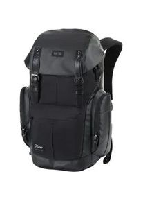 Freizeitrucksack Nitro "Daypacker" Gr. B/H/T: 30cm x 46cm x 18cm, schwarz (tough schwarz) Rucksäcke Schulrucksack, Wanderrucksack oder Streetpack mit Laptopfach