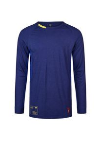 Transhumance Langarm Tee Merinounterwäsche Herren (Gr XL |blau)