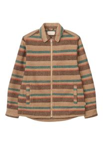 Revolution Zipped Overshirt Hemd Herren (Gr XL |braun/beige)