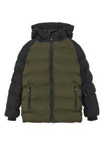 Kunstfaserjacke Color Kids Ski Jacket Quilt Contrast Kinder (Gr 116 |oliv |wasserdicht)