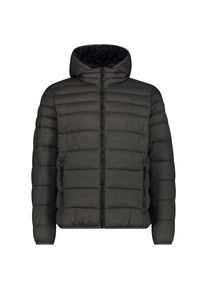 CMP Jacket Fix Hood 34K2807 Kunstfaserjacke Herren (Gr 46 |grau/schwarz |wasserdicht)