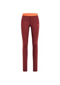 Odlo Natural Performance Wool 130 Base Layer Tights Merinounterwäsche Damen (Gr XL |rot)