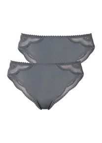 Lascana Brasilslip grün Gr. 32/34 für Damen. Mit Spitze. Nachhaltig.