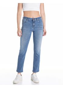 Replay Damen Straight-Jeans "ZOLIE"medium blau 835, casual, Gr. 29, Denim/Jeans, Obermaterial: 83% Baumwolle, 10% Modal, 4% Elastomultiester, 3%