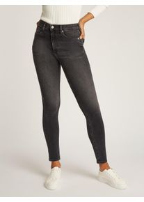 Damen Skinny-fit-Jeans "HIGH RISE SKINNY", schwarz, feminin, Gr. 29, Calvin Klein Jeans, unifarben, Denim/Jeans, Obermaterial: 92% Baumwolle, 6%