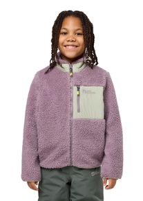 Jack Wolfskin Kinder Fleecejacke "ICE CURL JACKET K", lila, sportlich, Gr. 176, Fleece, Obermaterial: 100% Polyester, Jacken, aus 300er-Fleece