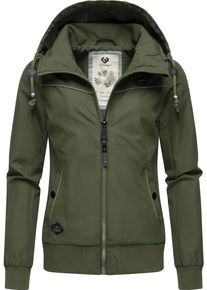 Ragwear Damen Outdoorjacke "Jotty", grün, casual, Gr. L, Außenmaterial: 100% Polyester, Innenfutter: 100% Polyester, Jacken, wasserdichte