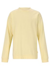 Endurance Herren Sweatshirt "Bastini", gelb, casual, Gr. 164, unifarben, 65% Polyester, 35% Baumwolle, Sweatshirts, mit Baumwoll-Touch
