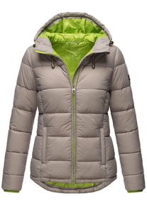 Marikoo Damen Outdoorjacke "Leandraa", grau, Gr. 34, Obermaterial: 100% Nylon, Innenmaterial: 100% Polyester, Futter & Wattierung: 100% Polyester,