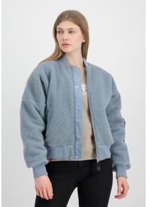 Damen Bomberjacke "Alpha Industries Women - Bomber Jackets MA-1 VF Teddy Women", bunt, Gr. L, Alpha Industries, Obermaterial: 100% Polyester, Futter:
