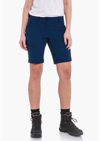 Schöffel SCHÖFFEL Damen Shorts "Shorts Toblach2", blau, sportlich, Gr. 46, Oberstoff: 89% Nylon, 11% Elasthan, Hosen
