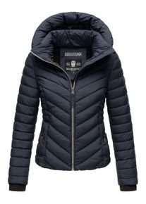 Marikoo Damen Steppjacke "Kagomee", blau, Gr. XS, 100% Polyester, Jacken, mit großer Kapuze