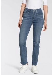 Levi's LEVI'S Damen Gerade Jeans "314 Shaping Straight", blau, casual, Gr. 28, Denim/Jeans, Obermaterial: 60% Baumwolle, 23% Viskose, 16% Polyester, 1%