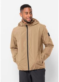 Jack Wolfskin Herren Outdoorjacke "TEXTOR JKT M", beige, Gr. XXXL, OBERSTOFF: 100% POLYAMID; Futter: 100% POLYESTER; FÜLLUNG: 100% POLYESTER, Jacken