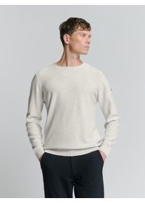 NO EXCESS Herren Rundhalspullover "NO EXCESS Pullover mit Rundhalsausschnitt", grau, Gr. XXXL, 100% baumwolle, Pullover
